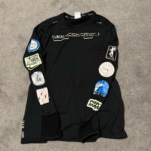 Men's Nike Therma Fit Repel Element NYC Running LS Shirt, Black, M DN7487-010